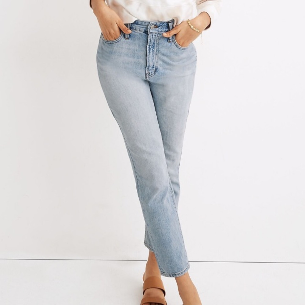 NWOT Madewell The curvy perfect vintage jean fitzgerald wash size 25” waist